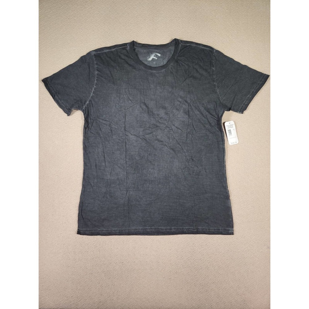 Fission Shirt Mens Large L Gray Stretch Cotton Blend Stretch Crew Neck NWT 2